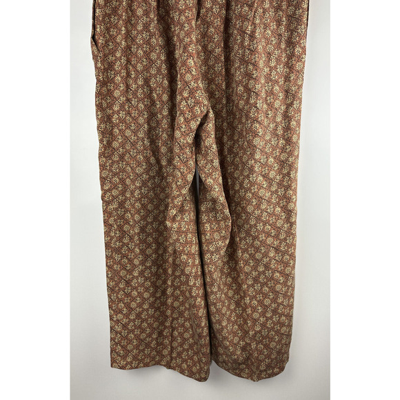 Vintage Elisabeth Liz Claiborne 100% Silk Print SS Top & Pants Set Plus Size 18 - Picture 7 of 16